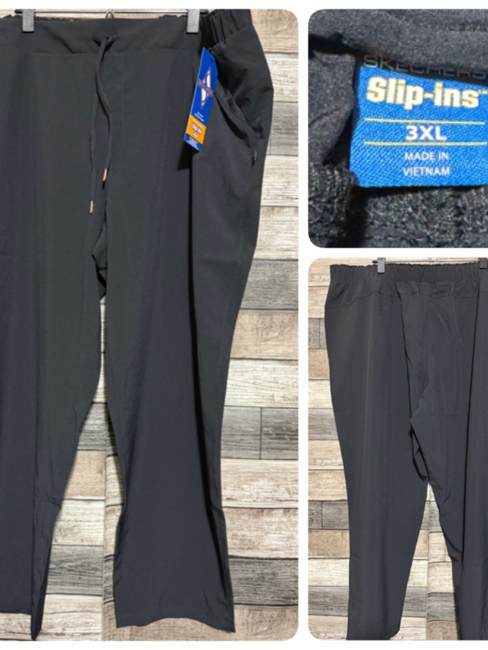 Skechers Slip Ins Go Walk Commuter Pants Women’s 3XL Black (Inseam 28.5)